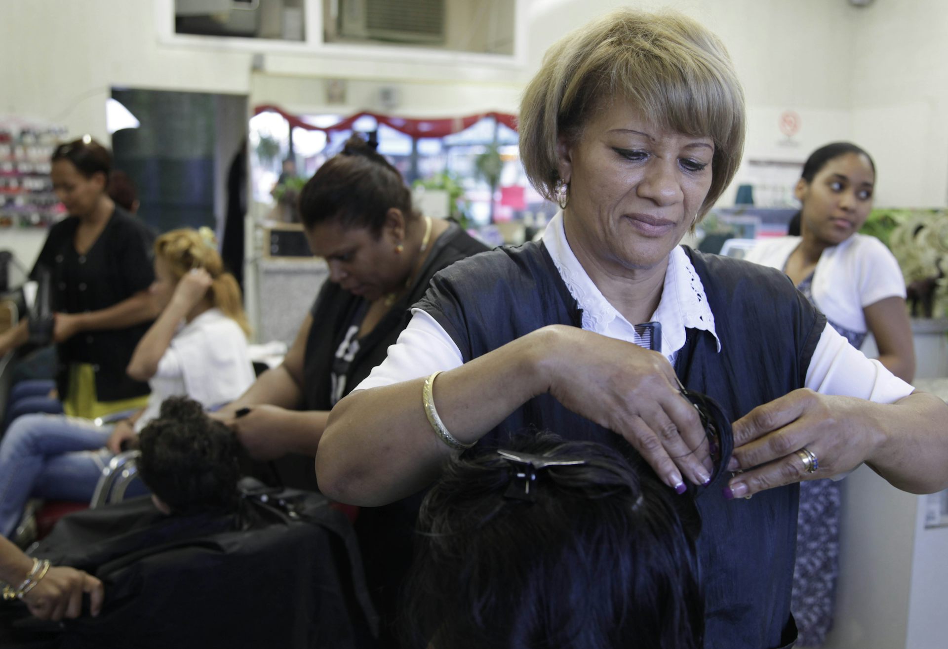 Latin Hottie at The Hair Salon